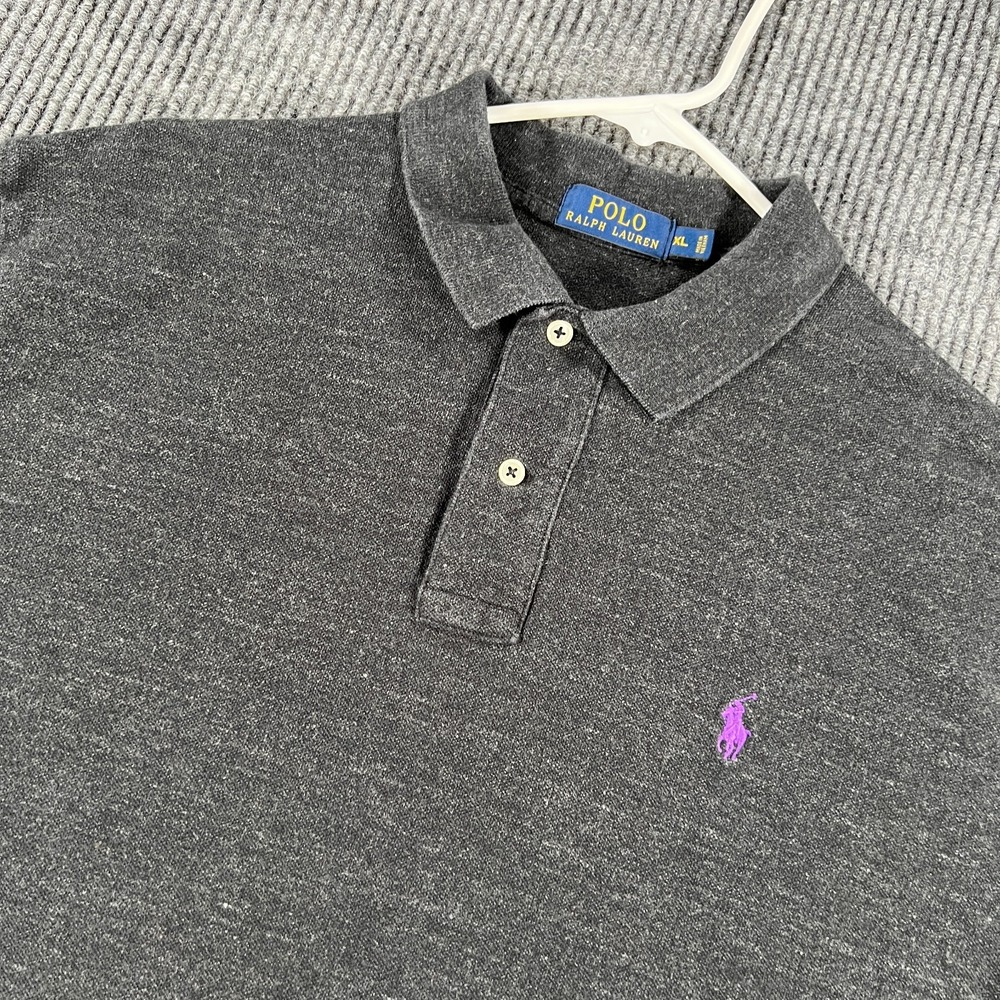 Polo Ralph Lauren Shirt Mens XL Extra Large Black Short Sleeve Causal Comfort